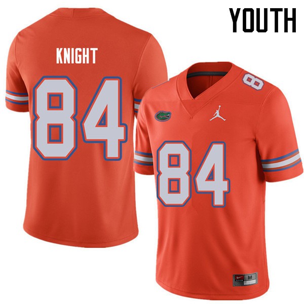 Jordan Brand Youth #84 Camrin Knight Florida Gators College Football Jerseys Orange